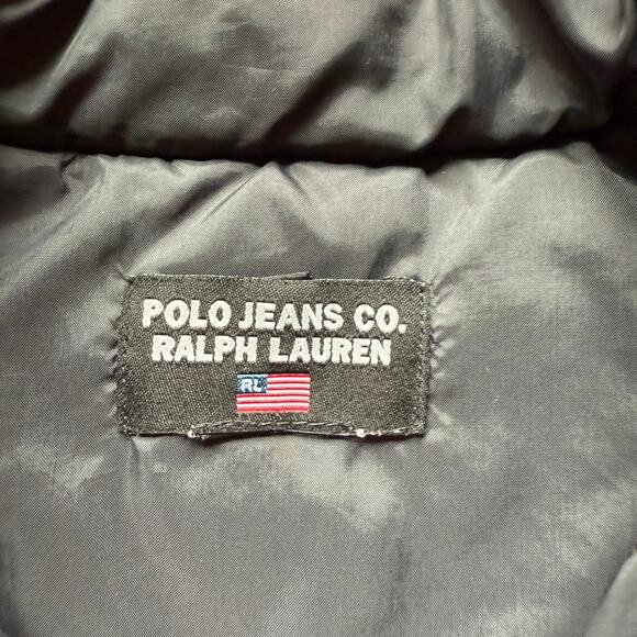 Polo Jeans Co Ralph Lauren Red Puffer Vest Women’s Medium 90s Y2K - Picture 5 of 12